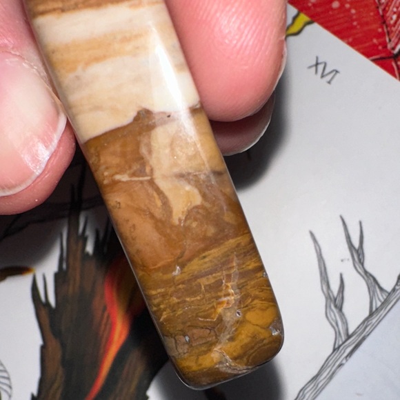 Owyhee Gem picture Jasper specimen larger palm stone A/ worry stone - Picture 9 of 12